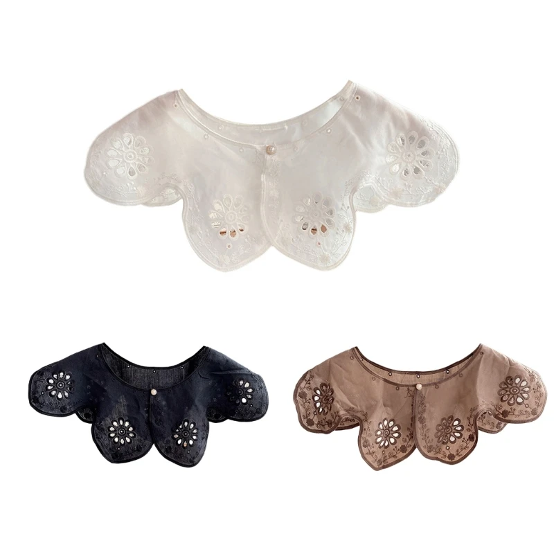

False Collar Women Faux Collar Dickey Collar Detachable Collar for dress Embroidery Collar Lace Collar Sweater Collar