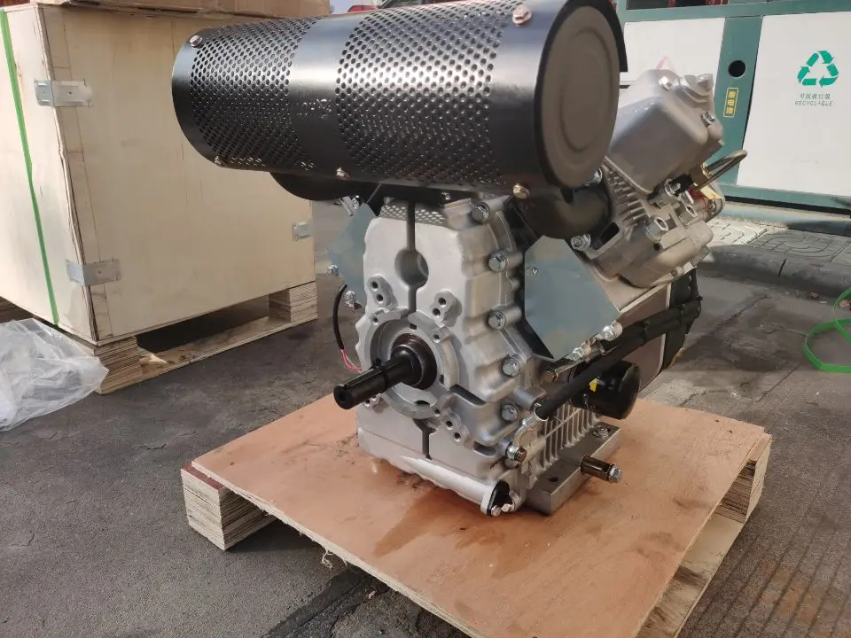 2-цилиндровый 4-тактный подвесной мотор KAIST с воздушным охлаждением 25 л.с. 26