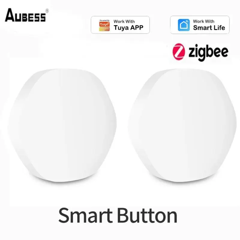 

Умный переключатель Tuya Zigbee, 3,7 в, 450 мАч, мини-кнопка с возможностью зарядки аккумулятора, с помощью приложения Tuya Smart Life