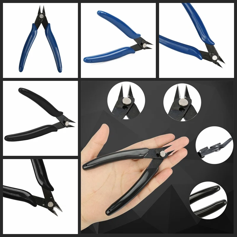 

Universal Plier Multi Functional Tool Electrical Wire Cable Cutters Cutting Side Snips Flush Stainless Steel Nipper Die Snippers