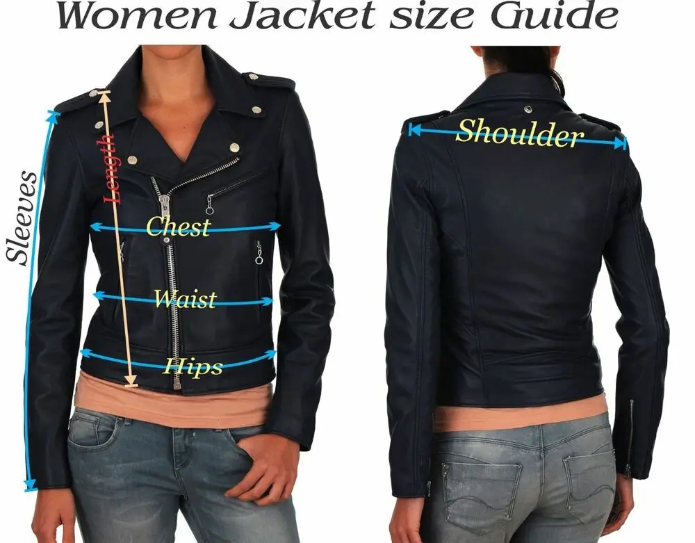 Women Blue Jacket 100% Real Genuine Leather Women Slim Fit Biker Coat Fashion Outwear enlarge
