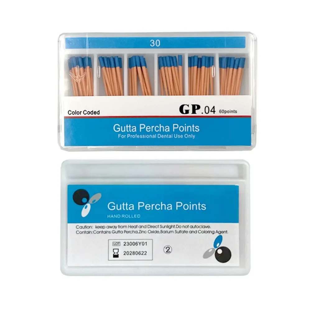 1 коробка стоматологических принадлежностей Gutta Percha Points Товары для стоматолога