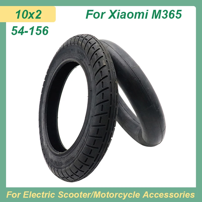 

10 Inch Tube Outer Tire for Xiaomi Mijia M365 Electric Scooter Tire Replacement 10x2 (54-156) Pneumatic Tyre