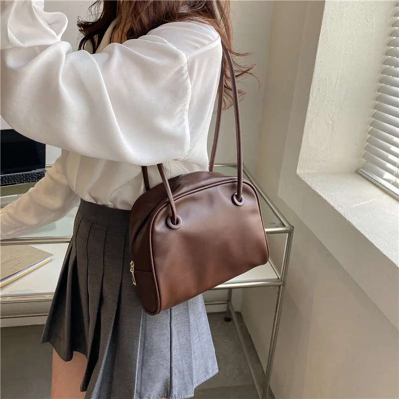 

Luxury Small Messenger Bag for Women Solid Color Casual Female PU Leather Shoulder Bag 2023 Fashion Ladies Hand Bags