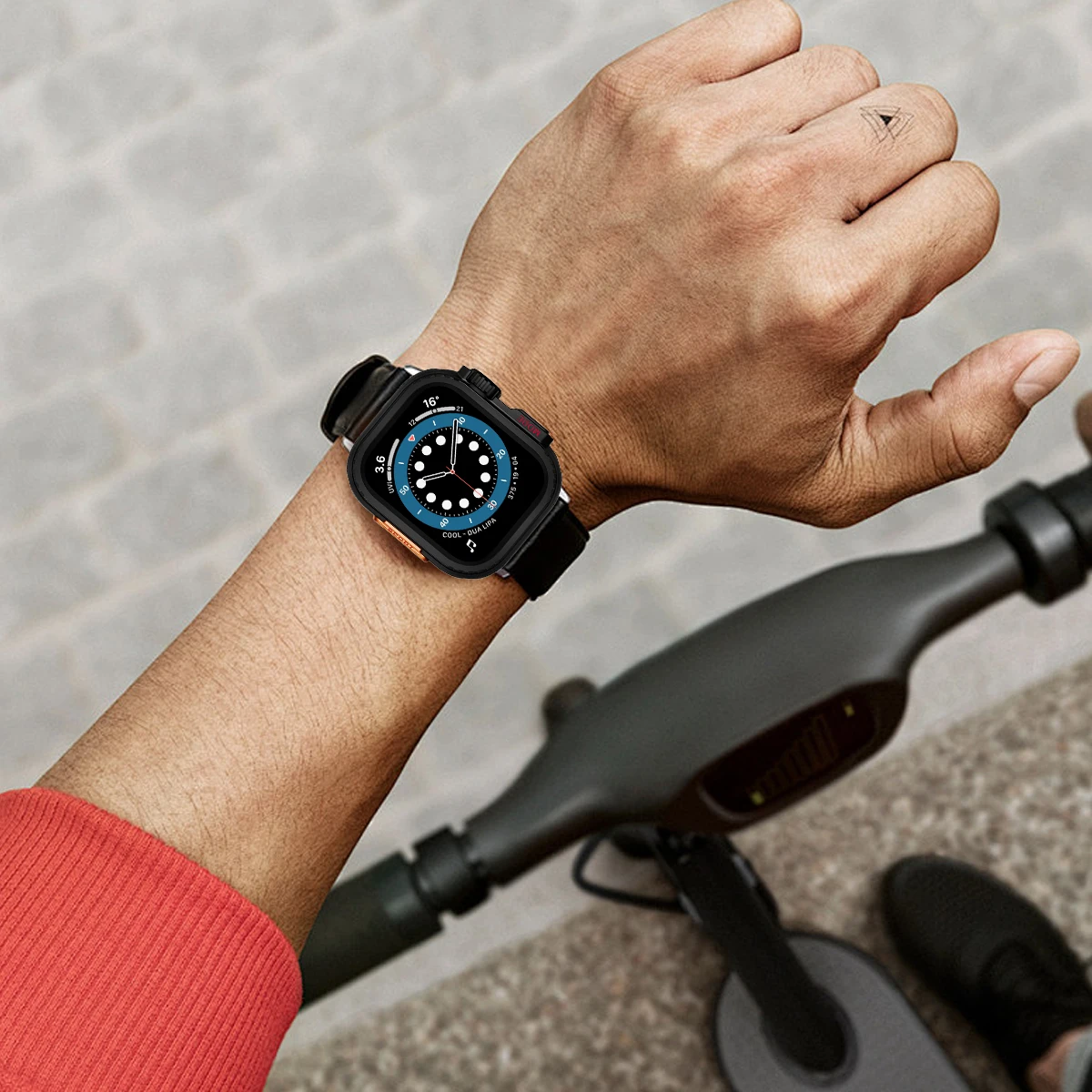 Металлическая фоторамка для Apple Watch 45 мм 44 защита Бампера Для iWatch серии 9 8 7 6 5 4 SE