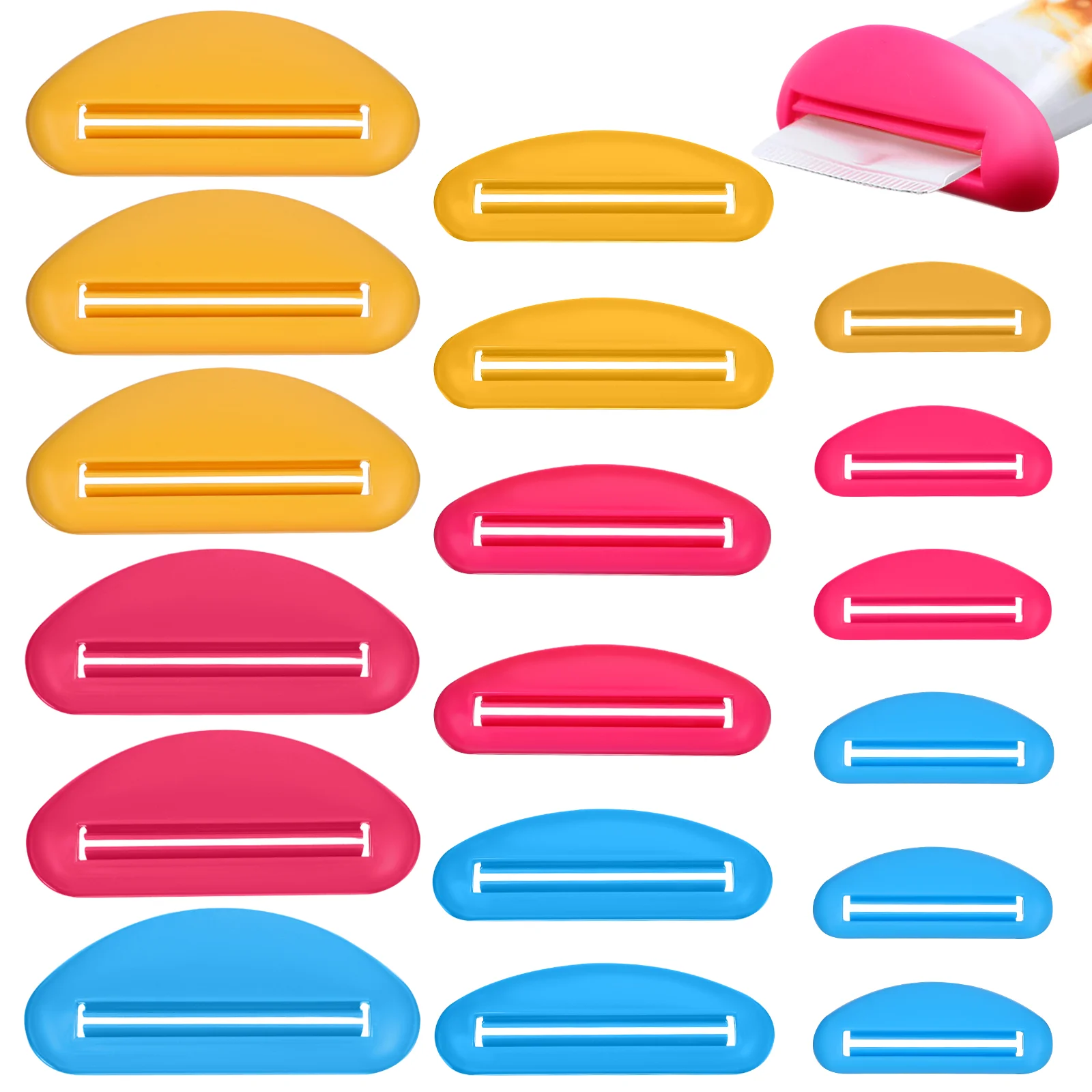 

18 Pcs Multitools Toothpaste Winder Tube Wringer Kids Toothpaste Pump Rolling Toothpaste Squeezer Squeeze Tube