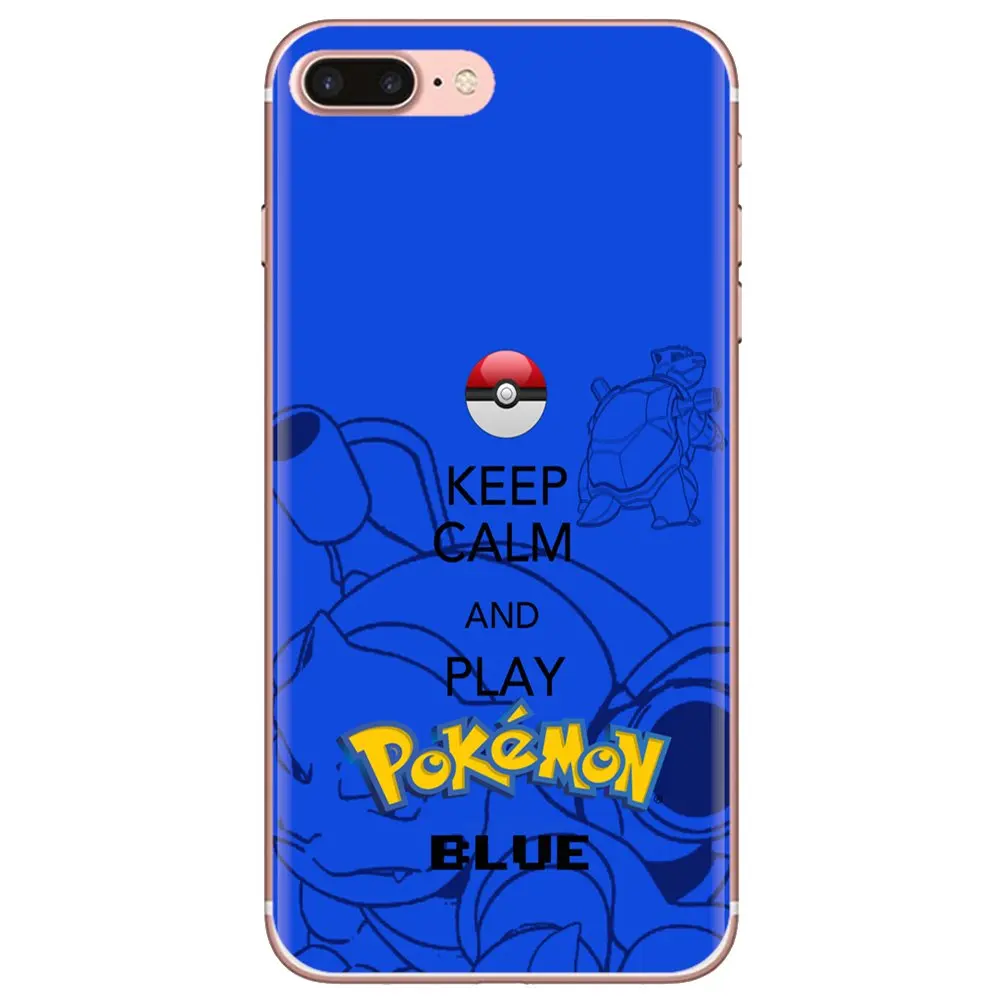 Прозрачный чехол из ТПУ для Huawei P30 P40 P20 P7 P8 P9 P10 Lite Plus Pro 2015 2016 2017 Mini Keep Calm And Pick A Pokemon |