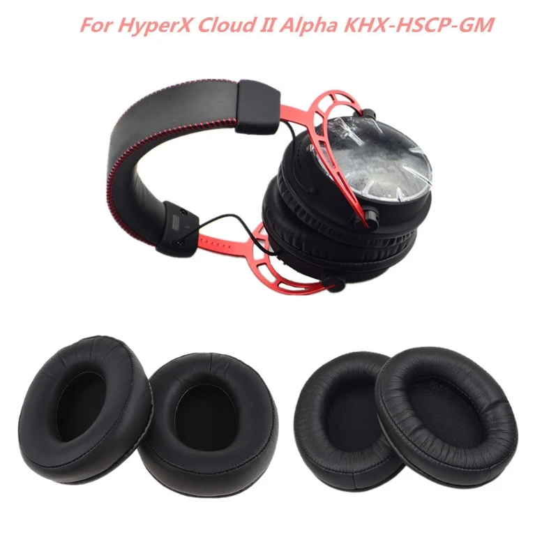 

Earmuffs Ear Sponge Sleeve Earmuff Earpad Cushion for Cloud II for Alpha KHX-HSC