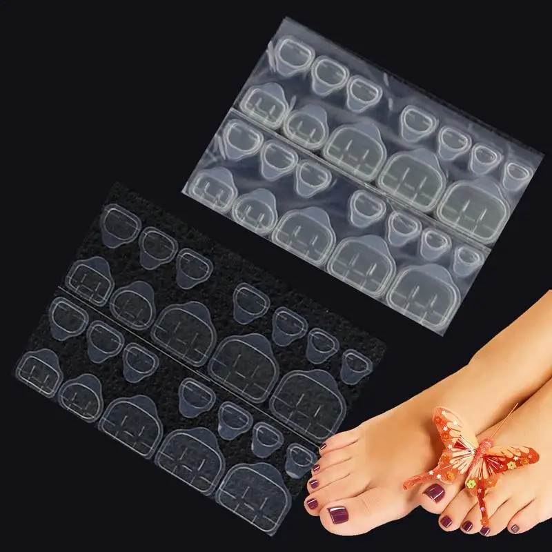 

False Nails Sticker Transparent Double-Side Adhesive Tapes Stickers Press On Fake Nail Tips Stick Makeup Tool 1200pcs