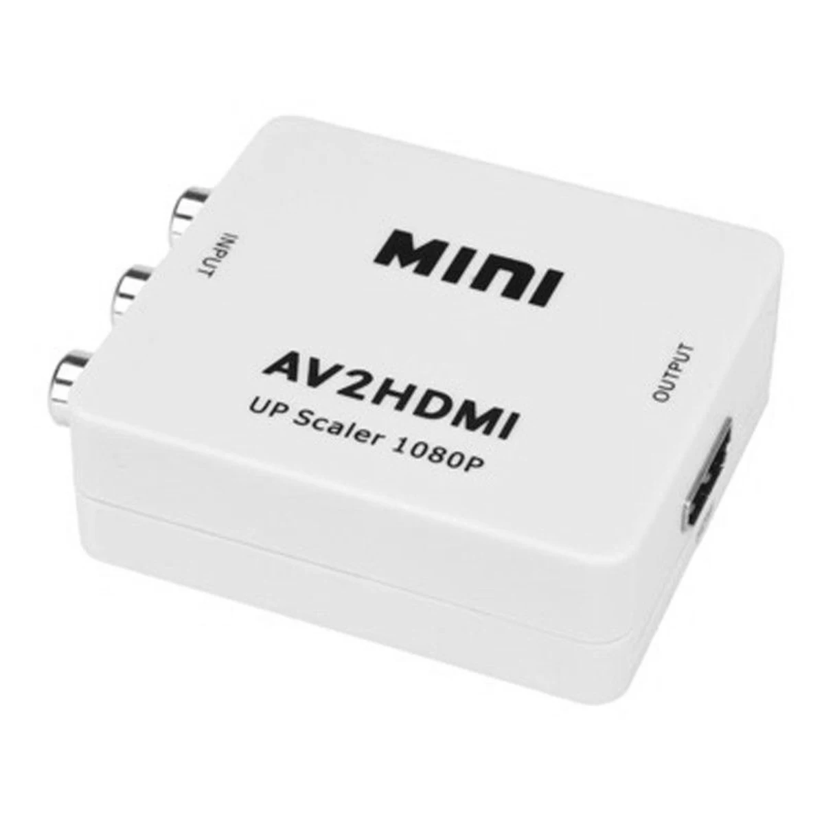 

1080P видеоадаптер RCA AV в HDMI-совместимый конвертер композитный фотоконвертер для HDTV DVD RCA