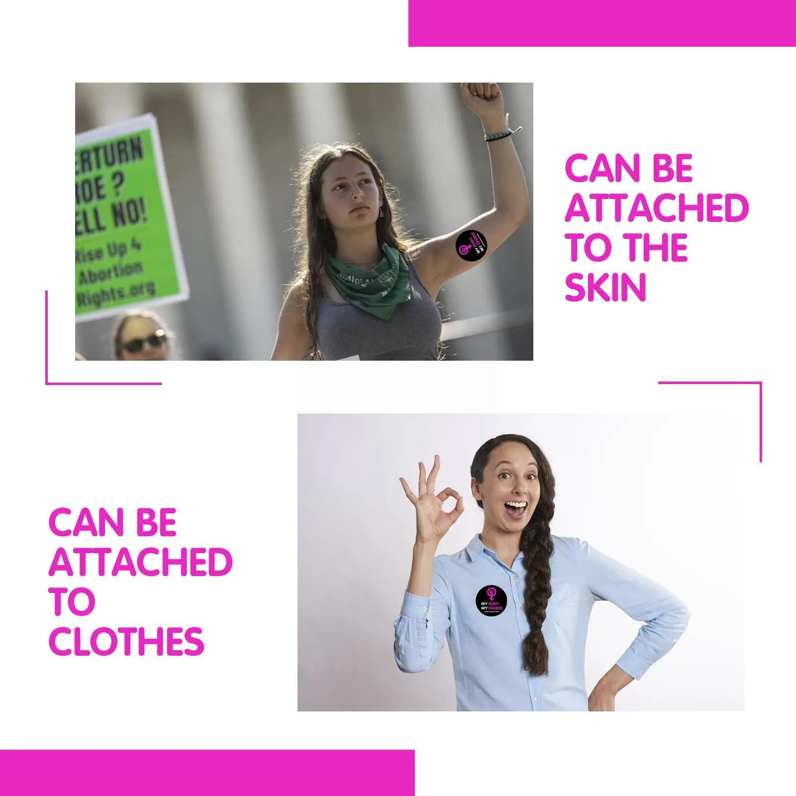 

100pcs My Body My Choice Stickers S4N3