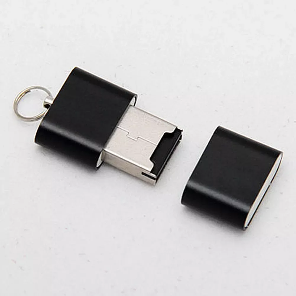 

Практичное устройство для чтения карт MICRO USB 2,0 с защитой от потери