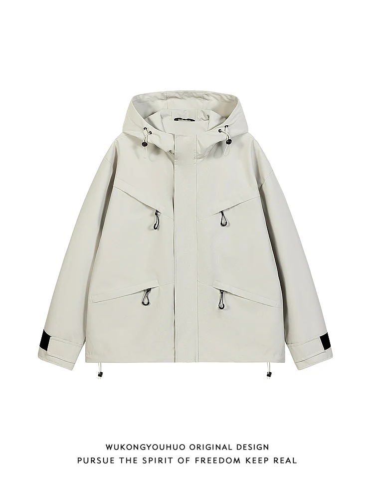 Модный бренд Wukong весенне-осенняя уличная функциональная куртка-карго с