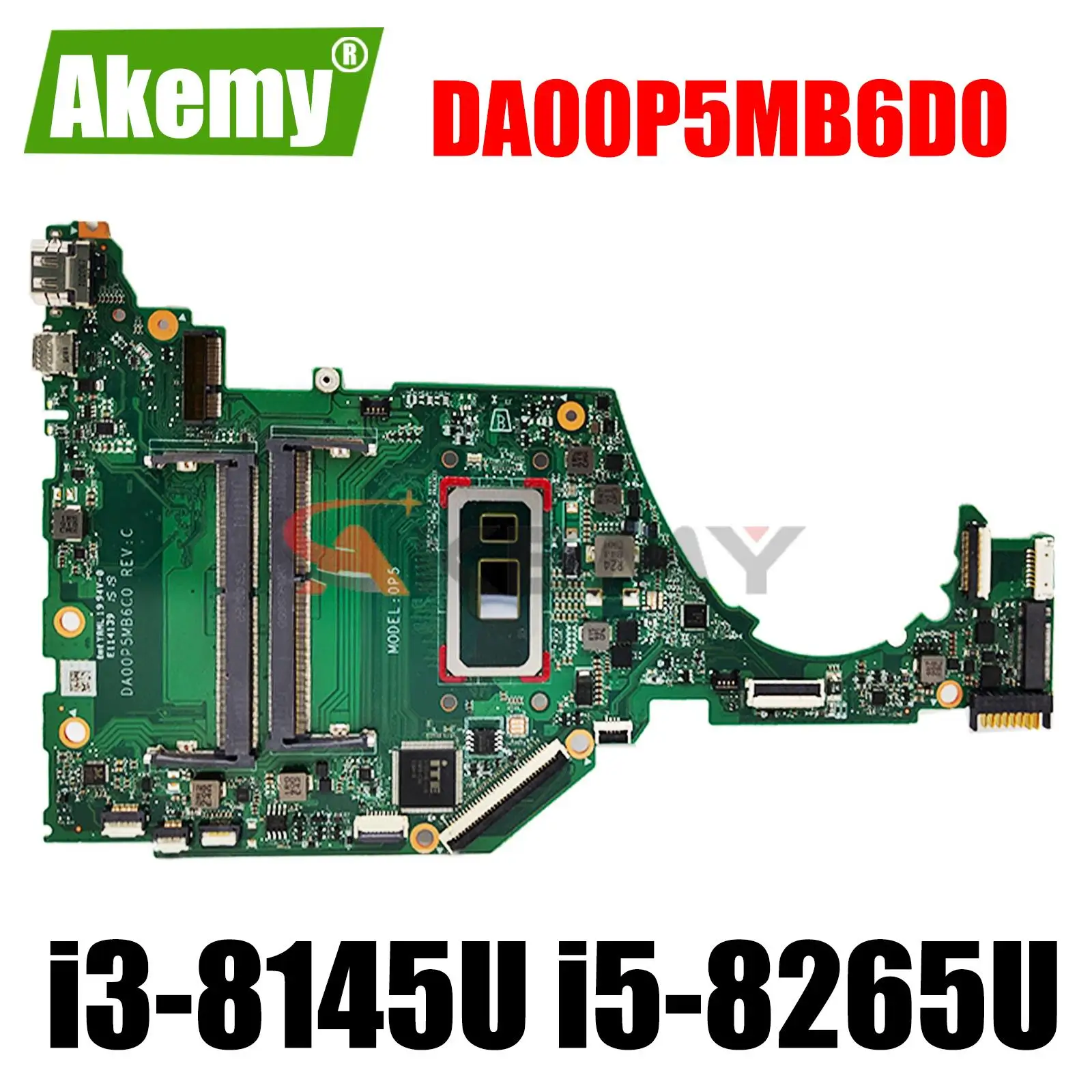 

For HP 15-DY 15T-DY 15S-FQ Laptop Motherboard With Intel 5405U i3-8145U i5-8265U CPU DA00P5MB6D0 TPN-Q222 L63559-601 L63558-601