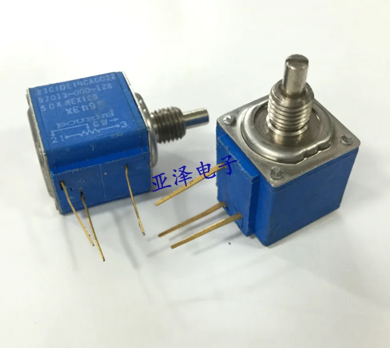 

Multi-turn potentiometer 97013-000-128 ten turn 50K axis length 11MM