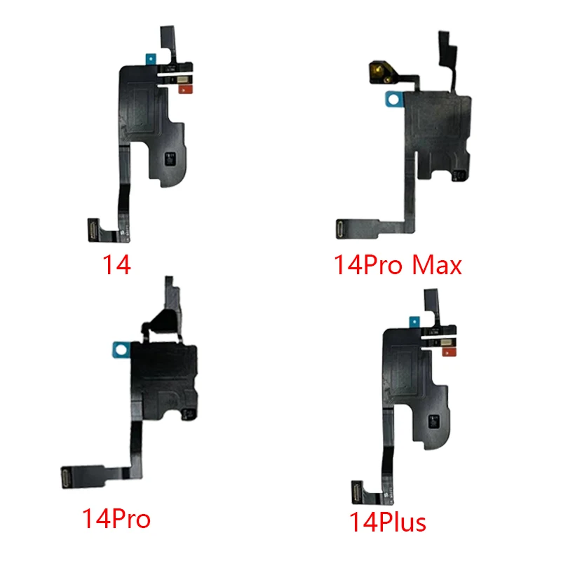 Earpiece JUST Flex Cable for iPhone 13 14 plus 13 mini 13 14 Pro Max Proximity Light Sensor Not with speaker Replace Parts enlarge