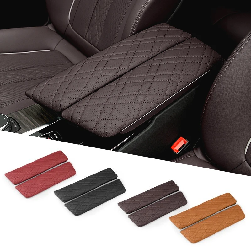 

Car Armrest Box Cover For BMW 5 Series G30 G38 2018-2022 Leather Center Console Armrest Protector Pad Auto Interior Accessories