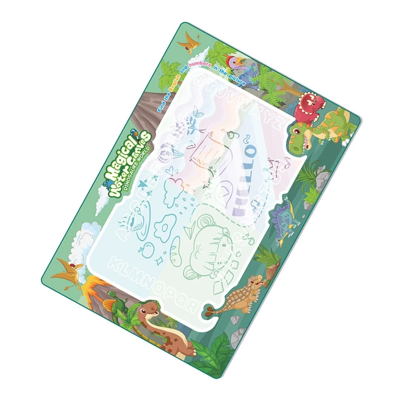 Водяной коврик для рисования многоразовый детский с рисунком животных