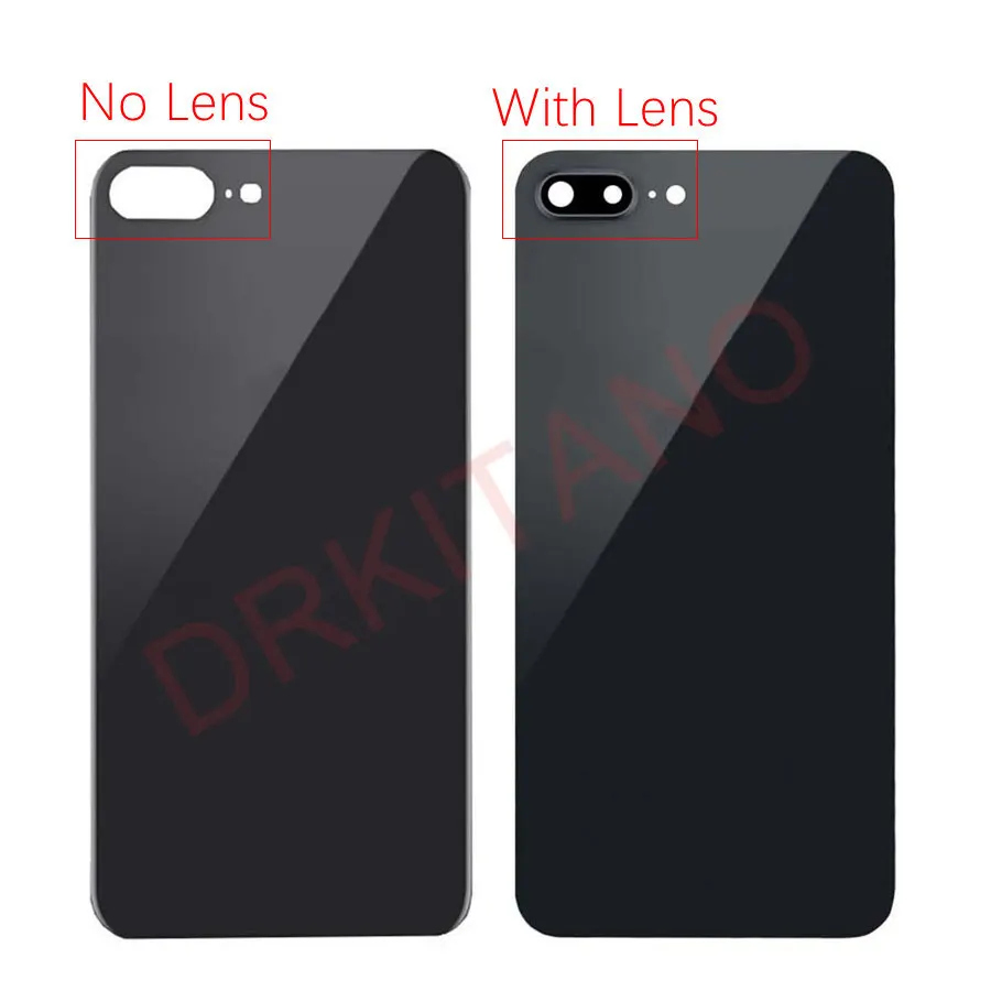 Без логотипа для Apple iPhone 8 Plus Крышка батарейного отсека задняя стеклянная панель