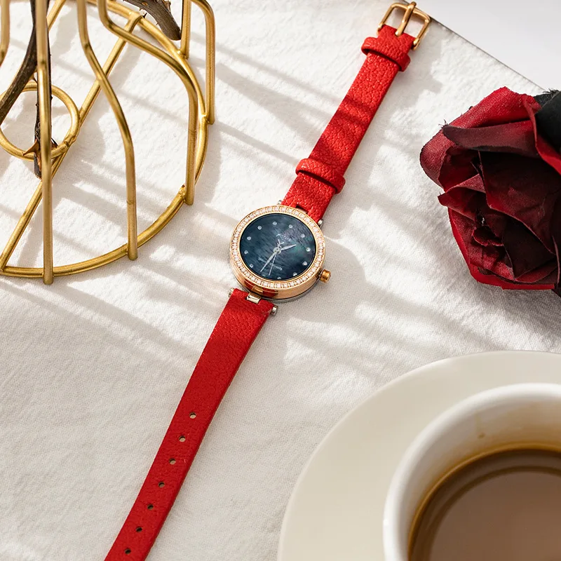foreign trade explosions online celebrity brand women watch counter wholesale luxury green waterproof watches ladies.