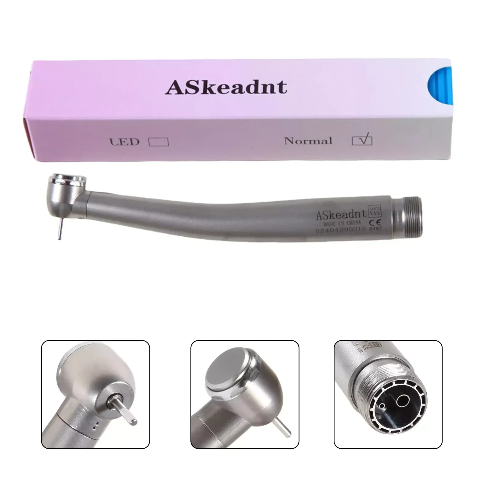 Стоматологический высокоскоростной наконечник с кнопкой и большой головкой 2