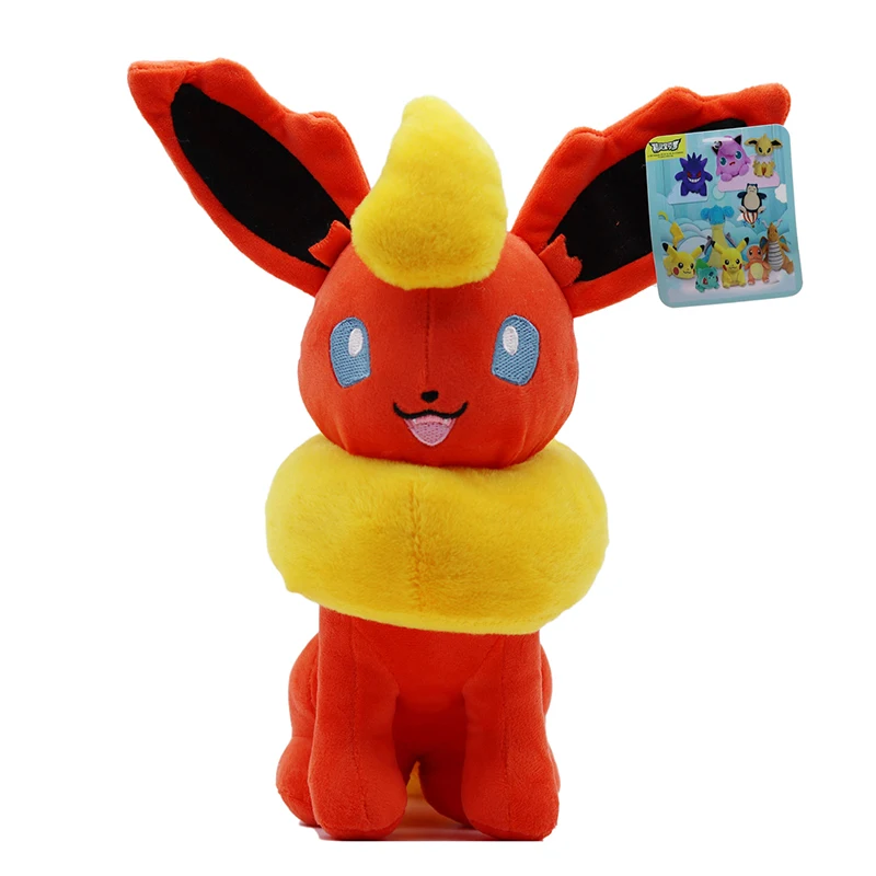 

5pcs/lot TAKARA TOMY Pokemon 20cm Flareon Plush Toys Soft Stuffed Animals Toys Doll Gifts for Children Kids