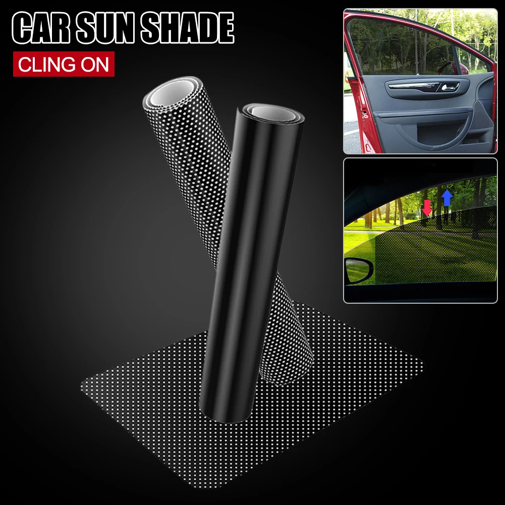 

Car Window Sun Shade Light Transmittance 60-80% Window Film Windshield Front Rear Windows Solar Film Sun UV Privacy Protection