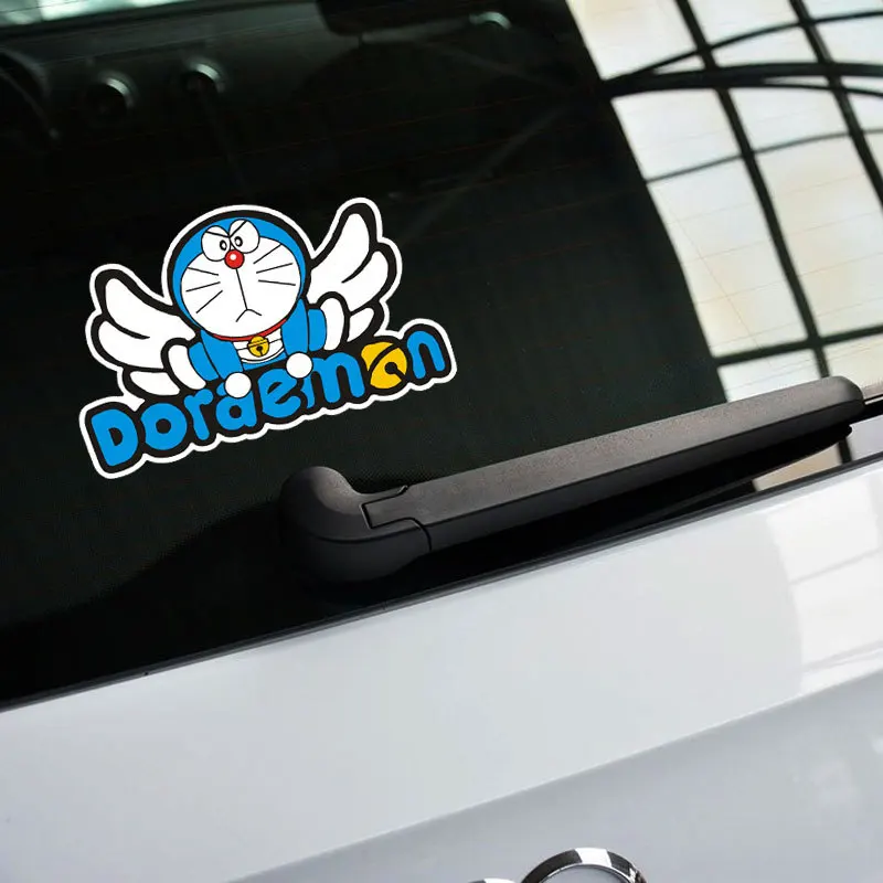 Doraemon мультфильм Милая фотография для зеркала заднего вида окно ветровое стекло
