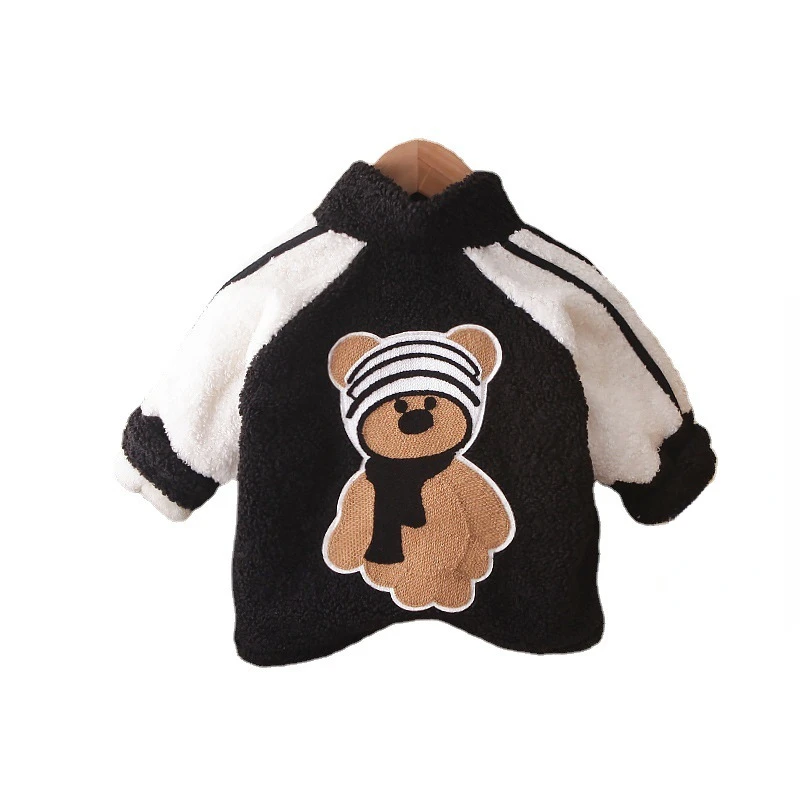 

New Winter Baby Clothes Children Boys Girls Fashion Cartoon Thick Warm Jacket Toddler Casual Costume Kids Coat Infant Sportswear