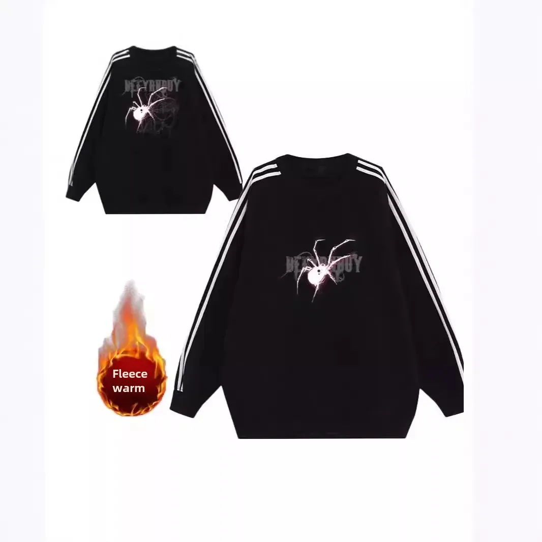 Винтажная Женская толстовка с капюшоном Guotrendyvintage свободный крой повседневный