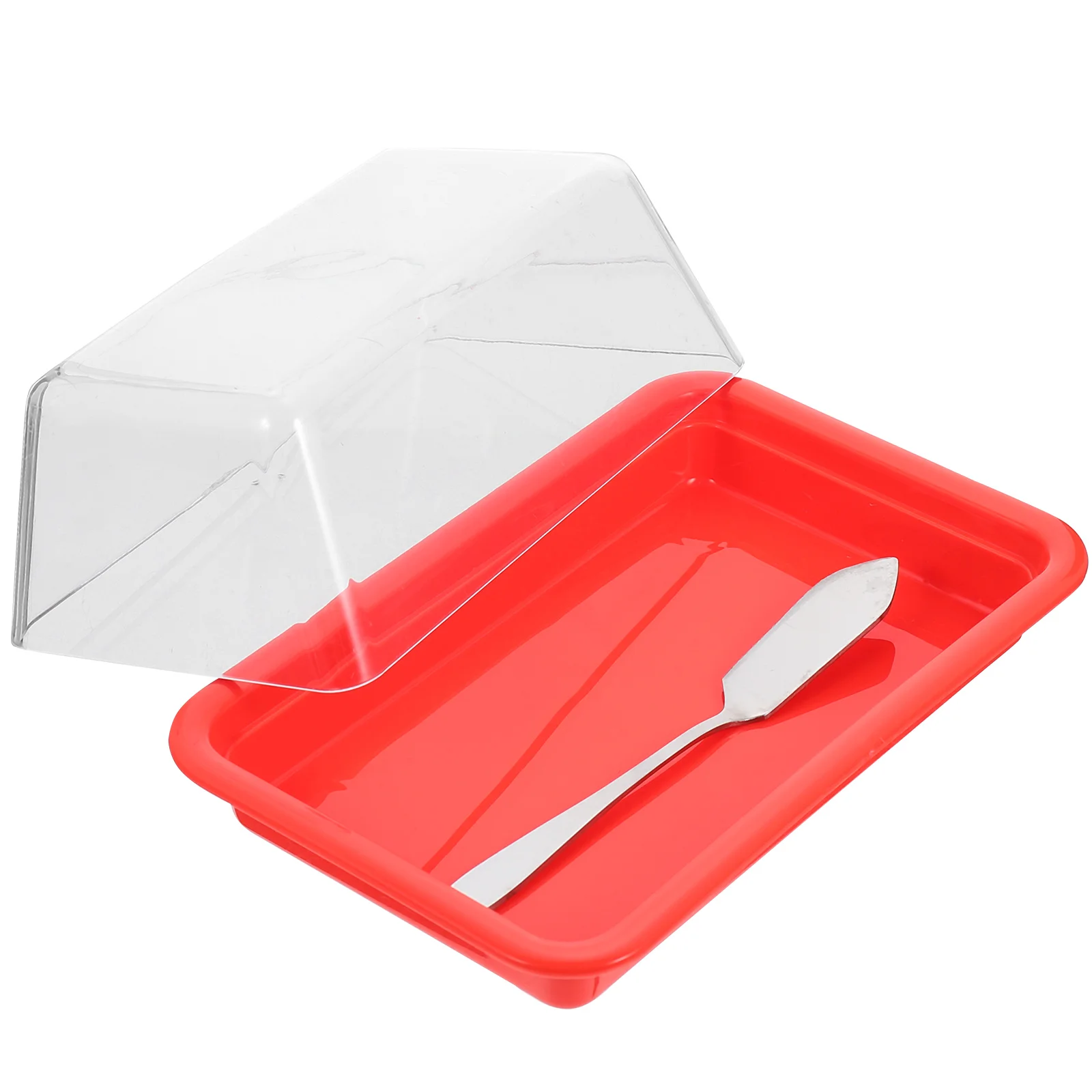 

Butter Dish Holder Cheese Dishesplate Cake Container Tray Storageknives Saver Server Crock Dome Cover Fridgebox Covered Stick