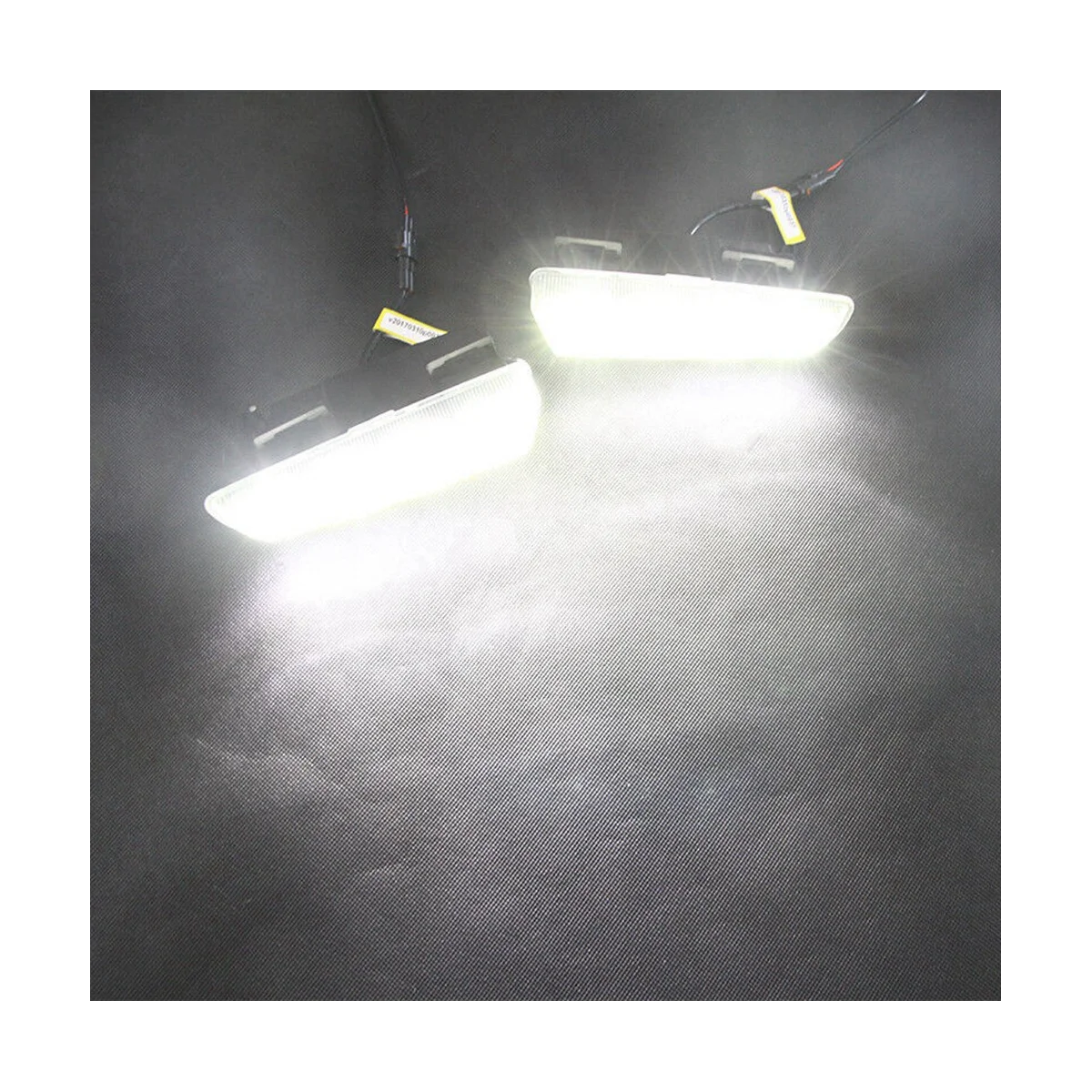 

Car Front Bumper Left+Right Fog Lights LED Daytime Running Lights for Smart W451 2013-2015