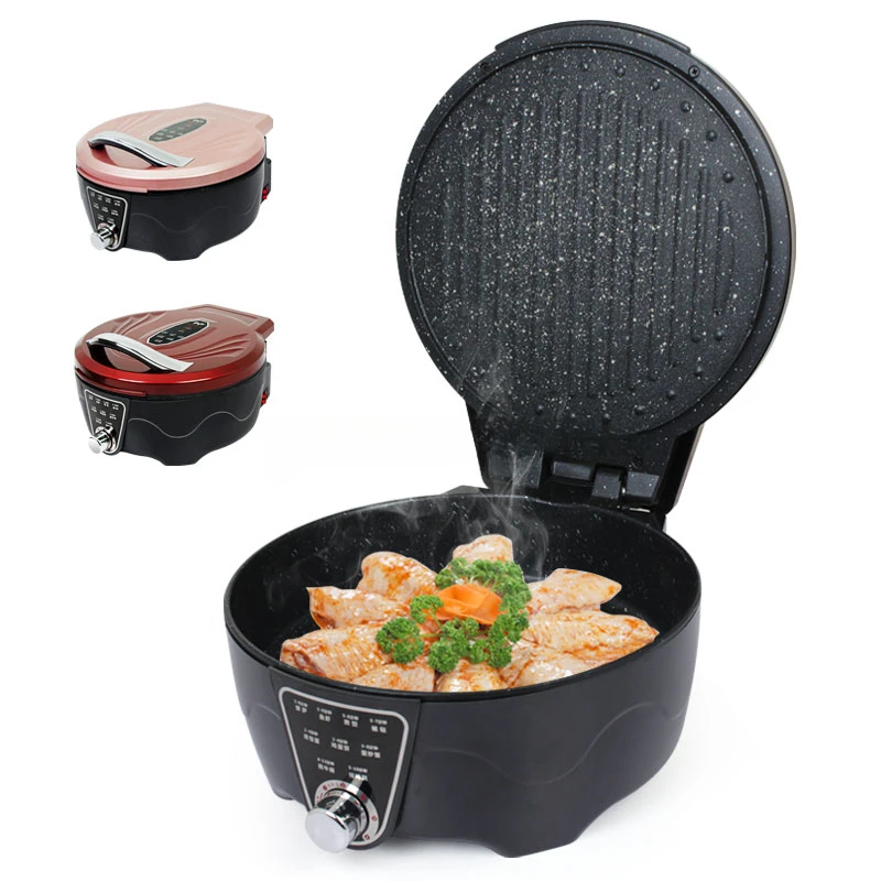 Электрическая сковорода для глубокого приготовления домашняя электрическая