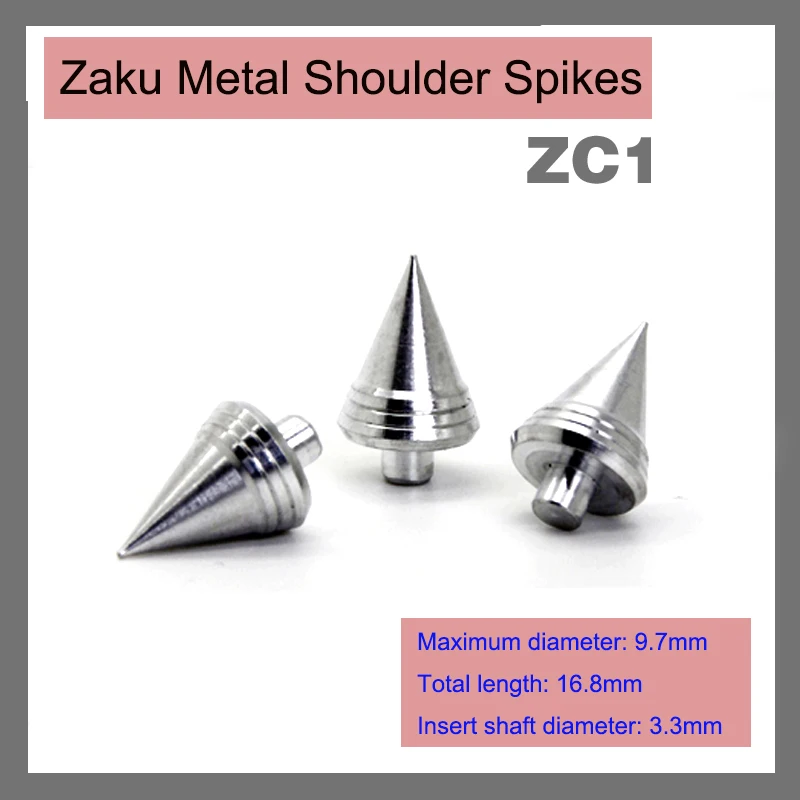 

Zaku металлическая накладка на плечо, ZAKU, металлическая шпилька для обжига, модель ZC1 Gundam, металлическая модификация тоника