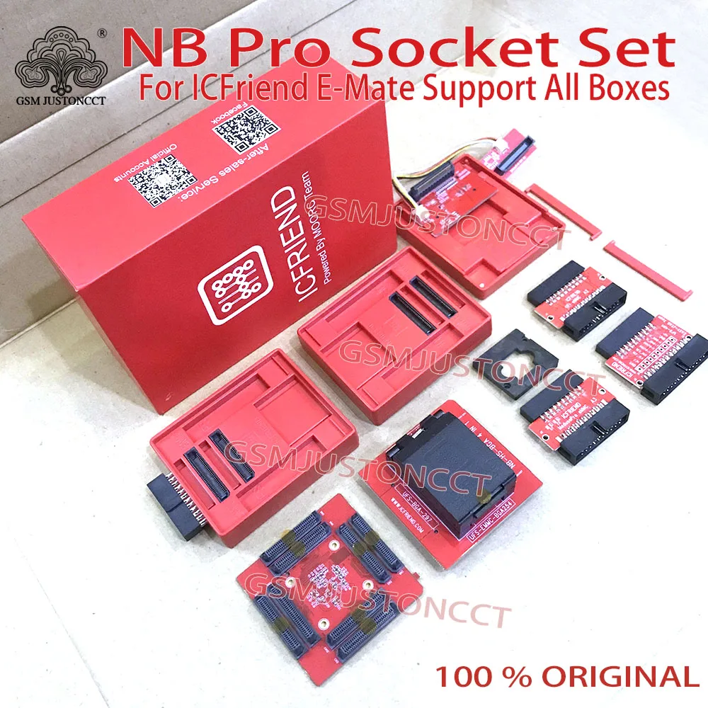 NB-Pro 4 in1Socket для ICFRIEND E-mate EMMC и UFS BGA254 BGA297 поддержка Easy-jtag box Medusa riffv2 Socket ICFRIEN |