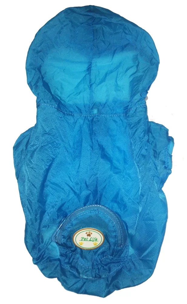 

2022The Ultimate Waterproof Thunder-Paw Adjustable Zippered Folding Travel Dog Raincoat