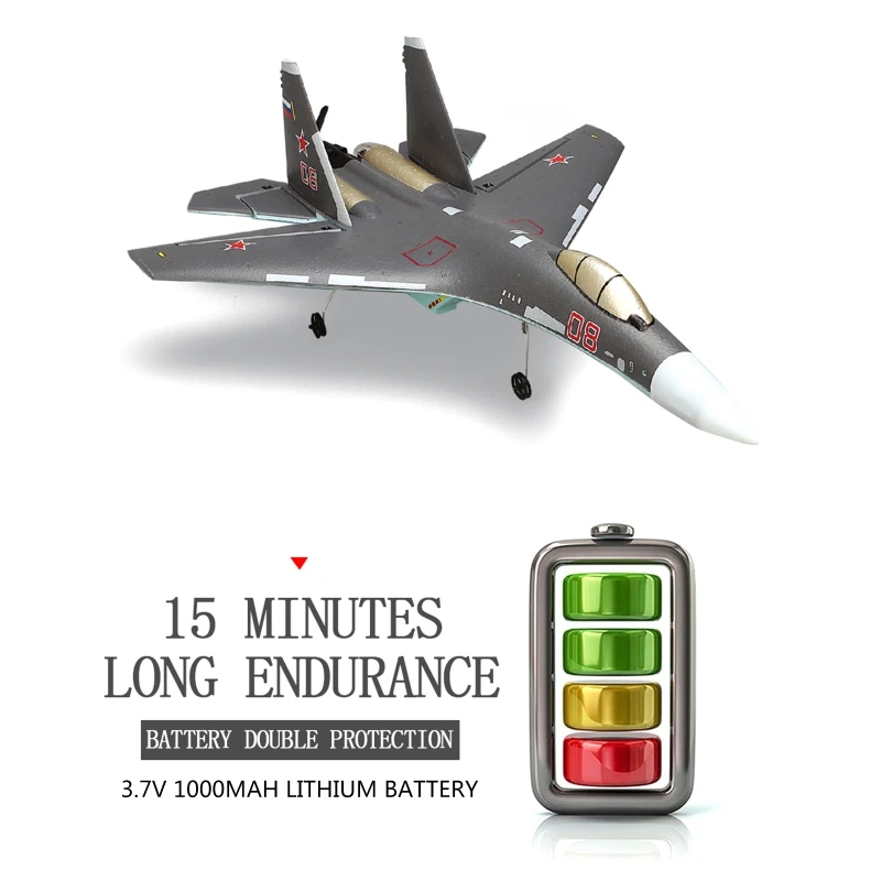 

57EE RC Aircraft Foam Model Flying Toy w/ Inverted Mode Flexible Control 4CH R/C Toy