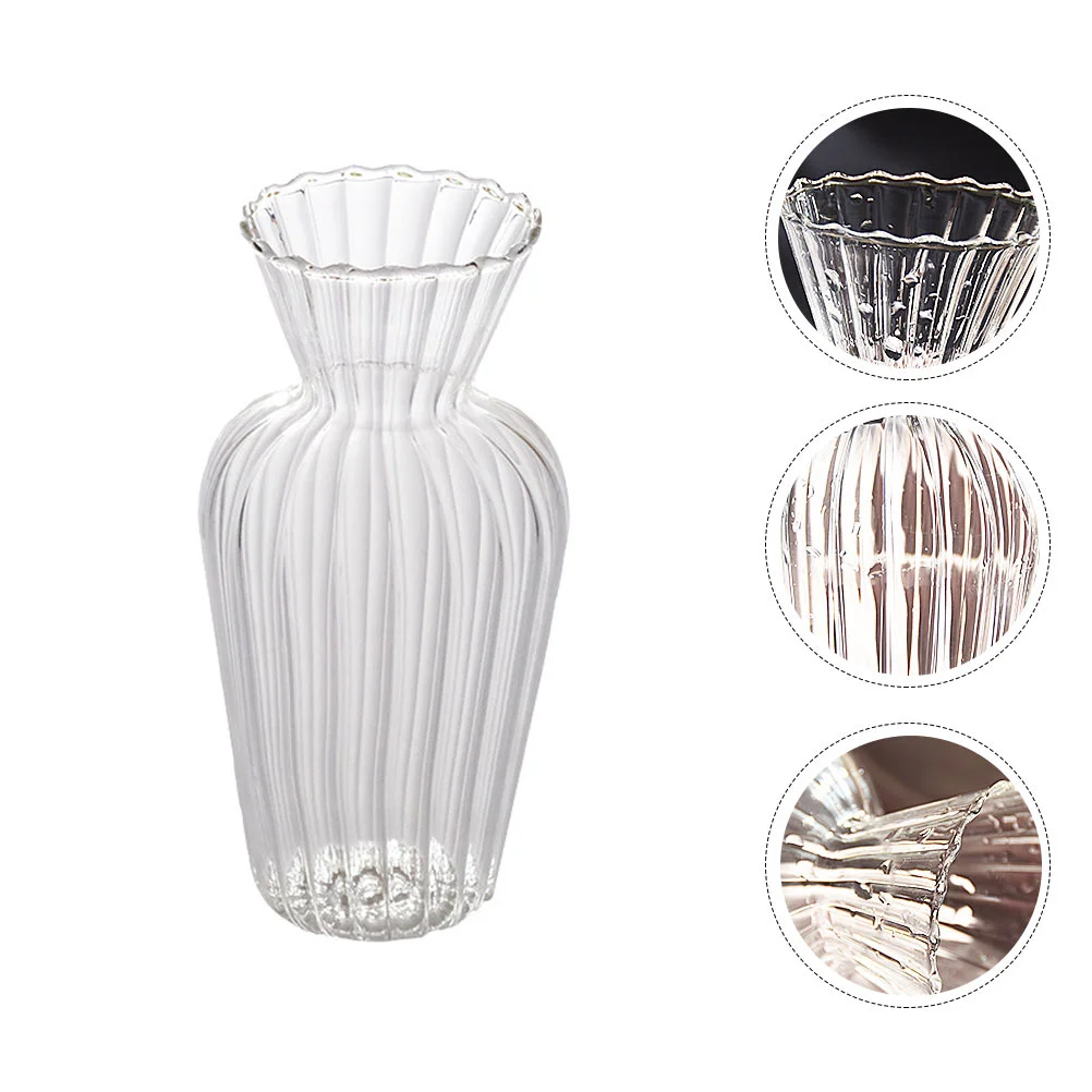 

Clear Flower Pot Rose Vase Flower Arrangement Vases Glass Containers Decorative Glass Vase Ornaments Crystal Flower Vase