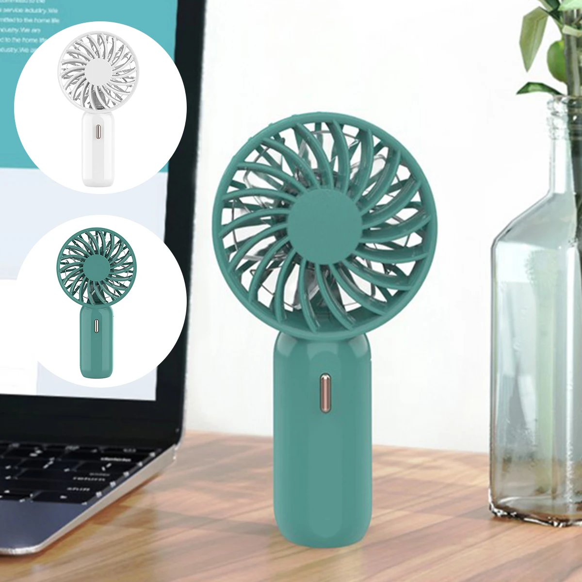 

Портативный мини-вентилятор, портативный карманный вентилятор с 3 регулируемыми скоростями, перезаряжаемый от USB, ручной вентилятор охлаждения, 500 мАч, Электрический Настольный