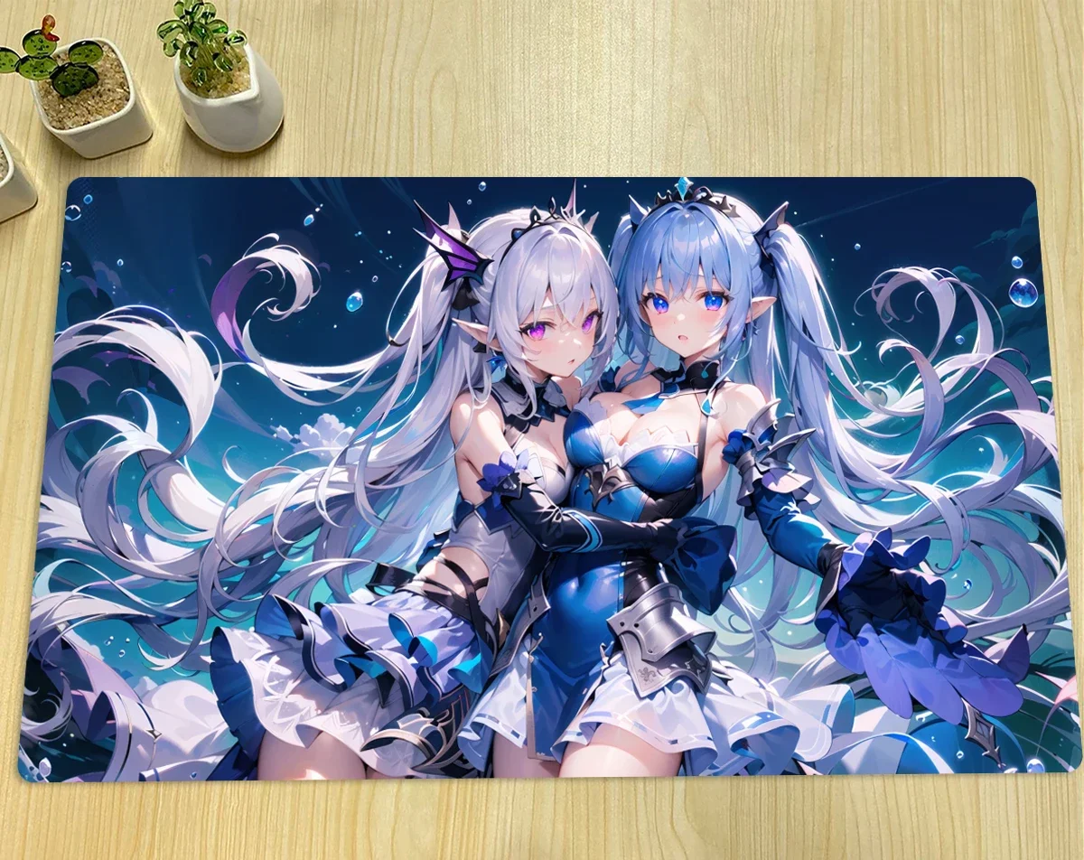 YuGiOh Tearlaments Kitkallos TCG Коврик Scheiren CCG Playmat для настольной игры Коллекционный коврик