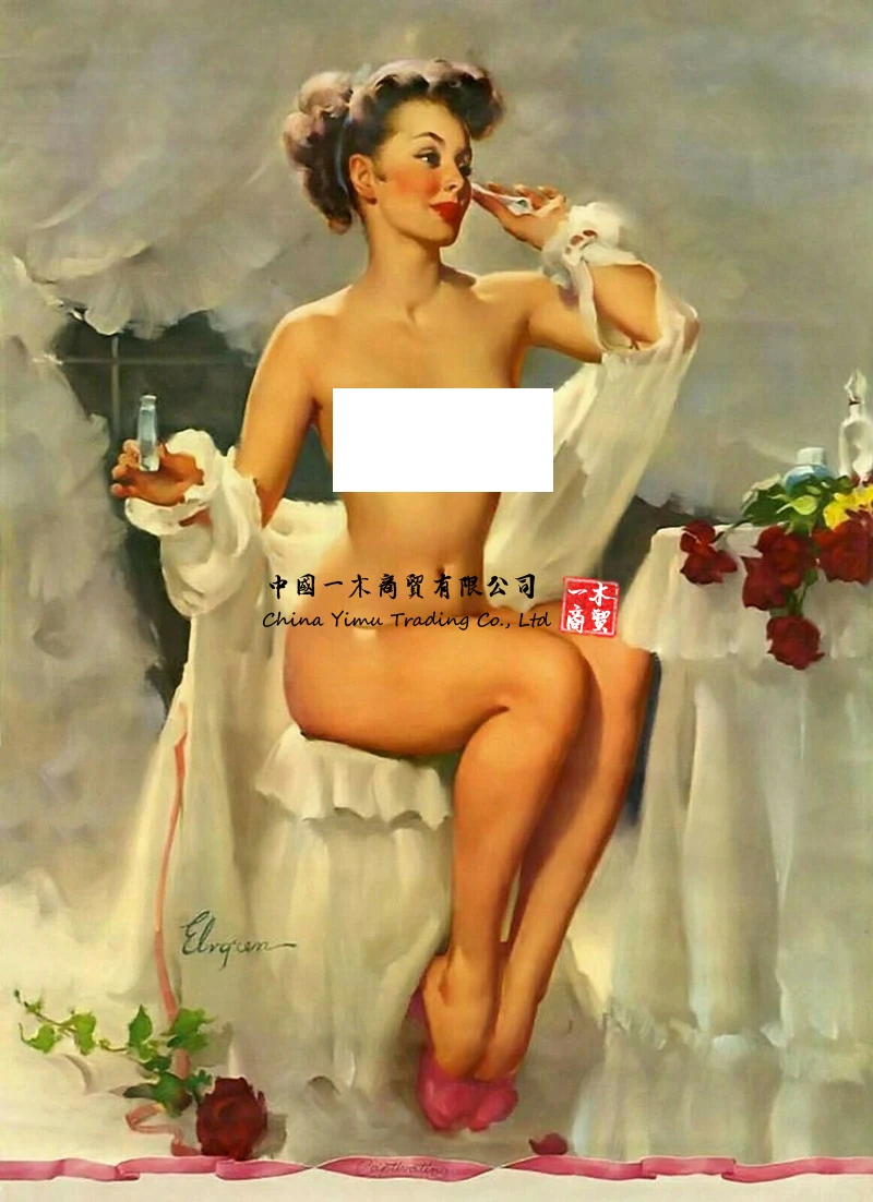 Гил Elvgren металлическая табличка в стиле ретро винтажная жестяная вывеска булавка настенное искусство полное облысение секс смешные наклейки