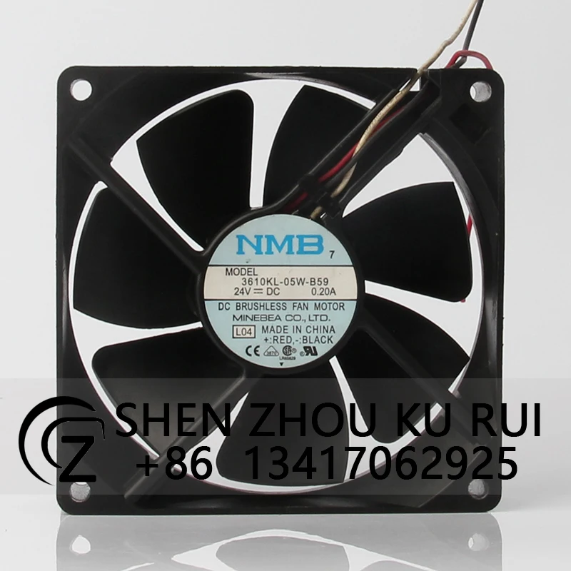 3610KL-05W-B59 чехол охлаждающий вентилятор для NMB-MAT DC24V 0.20A EC AC 92X92X25MM 9CM 9225 Центробежная Вентиляция с осевым потоком инвертора