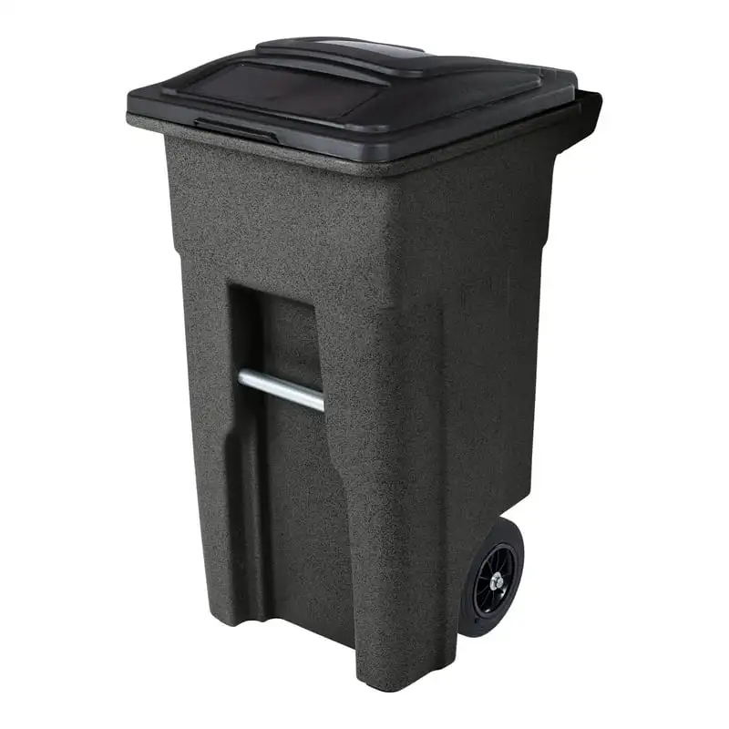 

Trash Can with Wheels and Lid, 32 Gallon