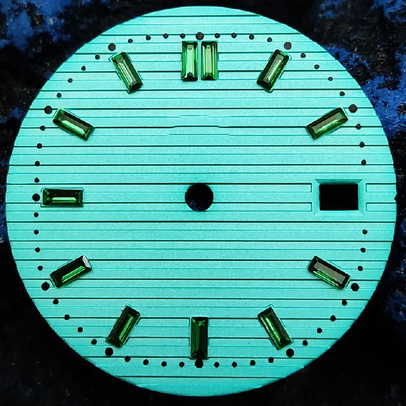 NH35 Dial And Hands 29.8MM Dial Luminous with Diamonds Multi-coloured Dial Accessories for NH35/NH36 Movement