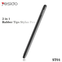 yesido stylus pen 2 in1 for ipad tablet pens drawing pencil capacitive screen touch pen stilus smart pen for mobile phone