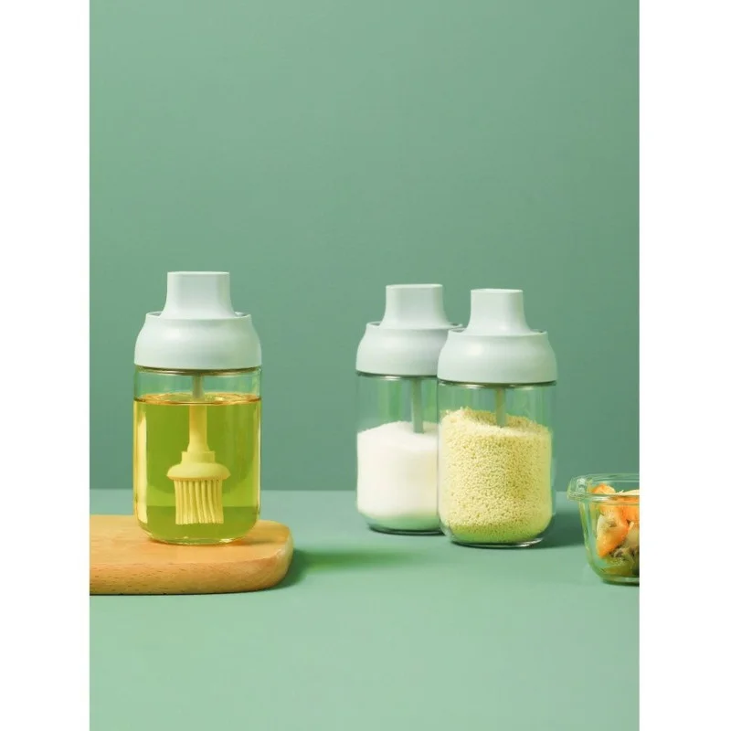 

Многофункциональная коробка для приправ Xiaomi Mijia, стеклянная бутылка, ложка для масленки, влагостойкий кухонный органайзер для умного дома ...