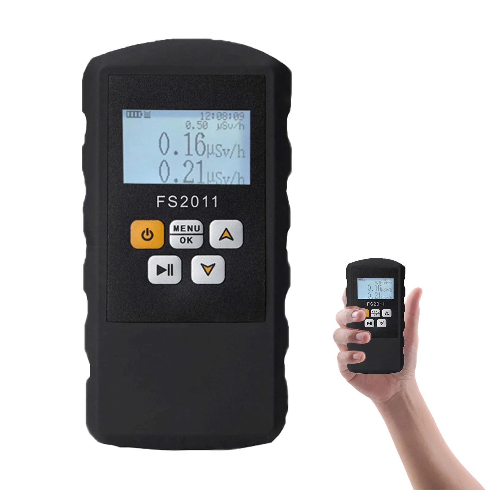 

LCD Display Geigercounter Radiation Detector Portable Nuclear Radiation Detector With Dose Alarm Handheld Household Tools