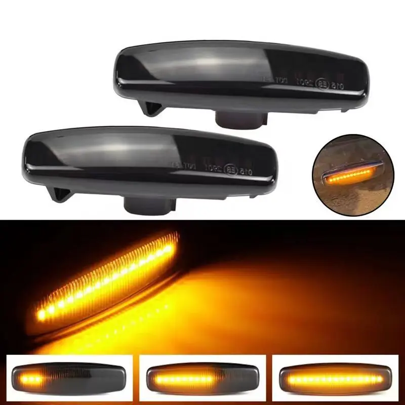 

2pcs LED Dynamic Side Marker Turn Signal Lights For Infiniti EX25 EX35 EX37 FX30d FX35 FX37 FX50 G25 G35 G37 JX35 M25 M35 M37
