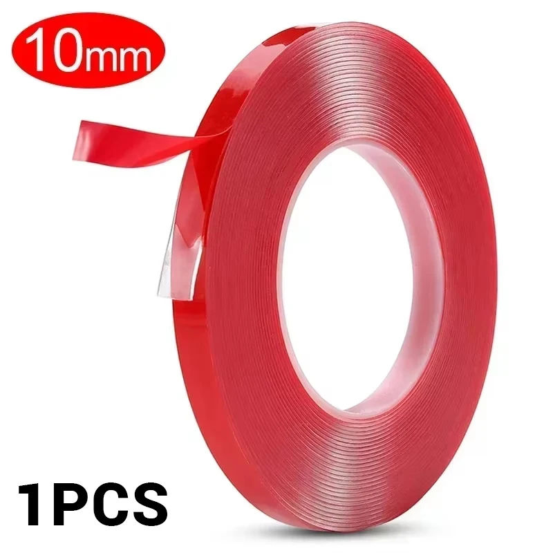 Двухсторонний скотч, прозрачный, акрил, 3 м