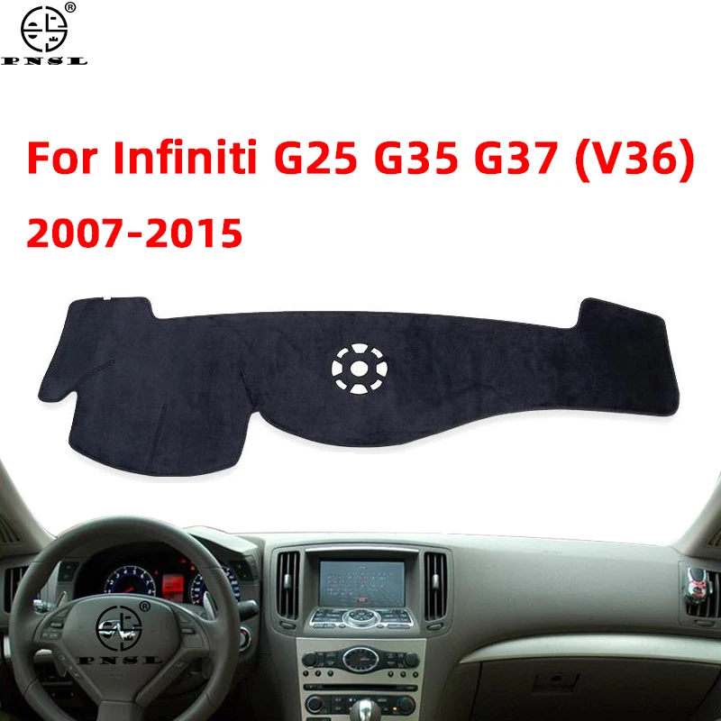 

Чехол для приборной панели автомобиля Infiniti G37 G35 G25 Q40 Q60 V36 CV36 2007 ~ 2015